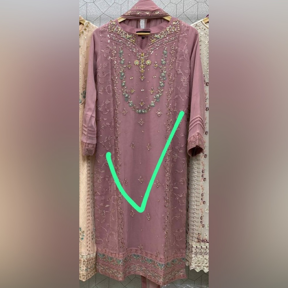 New arrivals ready to wear chiffon suit